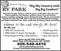 JIM & MARY’S RV PARK